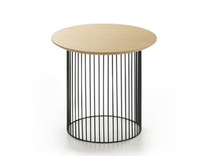 IDRA - Round steel side table - Coffee table by Kendo Mobiliario