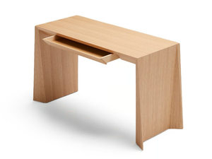 NARUK - Rectangular writing desk with drawer - Desk by Kendo Mobiliario