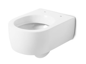 FLO 3115 - Wall-hung compact ceramic toilet - Toilet seat by Kerasan