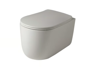 NOLITA 5314 - Wall-hung rimless ceramic toilet - Toilet seat by Kerasan