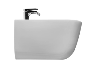 TRIBECA 5125 - Wall-hung ceramic bidet - Toilet seat by Kerasan