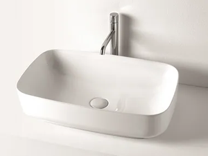 TRIBECA 5141 - Countertop ceramic washbasin - Washbasin by Kerasan