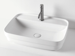 TRIBECA 5142 - Countertop/inset ceramic washbasin - Washbasin by Kerasan