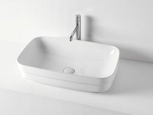 TRIBECA 5143 - Countertop/inset ceramic washbasin - Washbasin by Kerasan