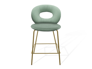 ALICE - Upholstered stool with back - Stool by KFF