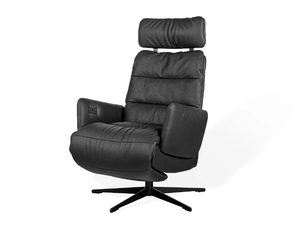 ARVA E-LOUNGE - Armchair with motorised functions with armrests with 5-spoke base - Armchair by KFF