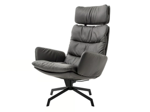 ARVA - Recliner trestle-based armchair - Armchair by KFF