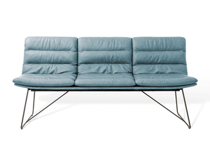 ARVA - Upholstered bench with back - Bench by KFF