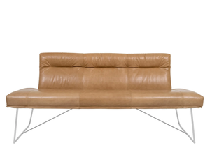 D-LIGHT - Upholstered bench with back - Bench by KFF
