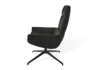 FAYE CASUAL LOUNGE - Armchair with 4-leg-star-frame SL - Armchair by KFF