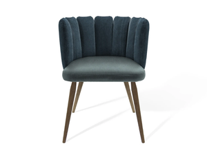 GAIA - Upholstered solid wood chair with armrests - Chair by KFF