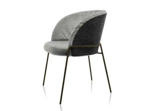LUNAR PURE - Upholstered chair with armrests - Chair by KFF