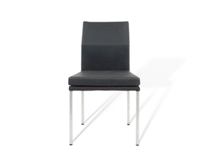 TEXAS FLAT - Upholstered leather chair - Chair by KFF
