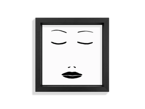 FACES XI - Ceramic tile with frame - Wall tile-stone-brick by Kiasmo