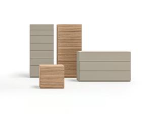 GRIP - Wooden chest of drawers with integrated handles - drawer by Kico