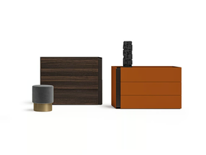 KEEP ON - Wooden chest of drawers with integrated handles - drawer by Kico