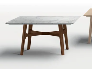 MOOR - Square dining table with marble top - Table by Kico