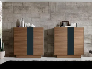 SANDY - Wooden highboard with doors - Door by Kico