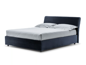 VELA - Upholstered fabric double bed - Bed frame by Kico