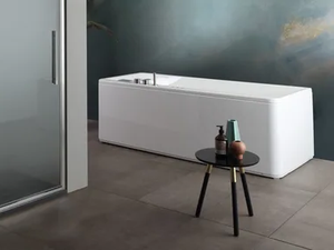 SLIM EDGE - Hydromassage rectangular bathtub - Bathtub by Kinedo