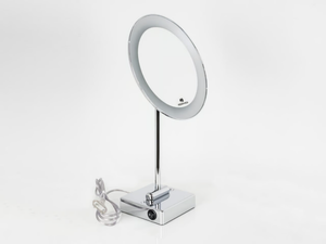DISCOLO LED - Countertop round shaving mirror with integrated lighting - Sanitary accessories by KOH-I-NOOR