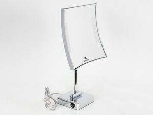 QUADROLO LED - Countertop shaving mirror with integrated lighting - Sanitary accessories by KOH-I-NOOR