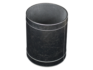 VINTAGE - Eco-leather bathroom waste bin - Sanitary accessories by KOH-I-NOOR