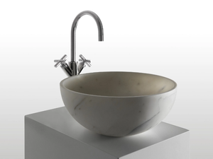 BOWL 4 - Countertop marble washbasin - Washbasin by Kreoo