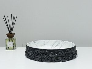 DAME BOWL - Round marble washbasin - Washbasin by Kreoo