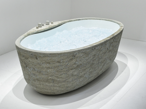 PEARL - Oval marble bathtub - Bathtub by Kreoo
