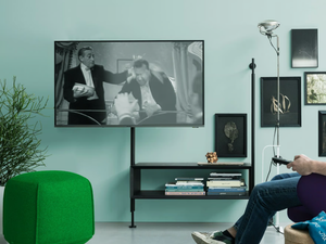 AVENUE-UP - Metal TV cabinet with cable management - Cabinet by Kristalia