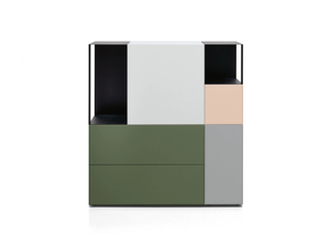 AVENUE - Wooden highboard - Cabinet by Kristalia
