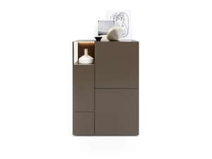 AVENUE - Wooden highboard with integrated lighting - Cabinet by Kristalia
