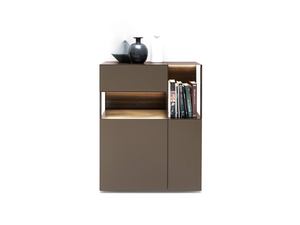 AVENUE - Wooden highboard with integrated lighting - Cabinet by Kristalia