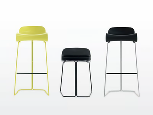 BCN - Sled base synthetic material stool - Stool by Kristalia