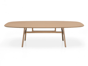 BOTTEGA - Oval ash table - Table by Kristalia