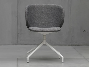 DUA - Swivel upholstered chair - Chair by Kristalia