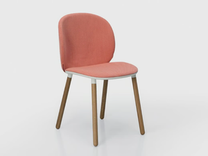 DUA - Upholstered fabric chair - Chair by Kristalia