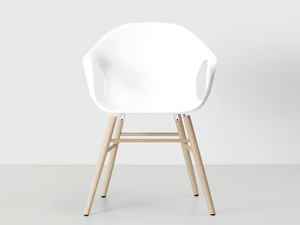 ELEPHANT - Polyurethane chair with armrests - Chair by Kristalia