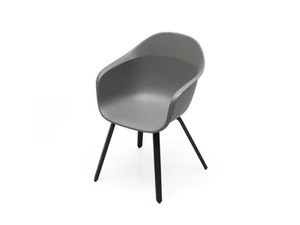 ELEPHANT - Recycled plastic chair with armrests - Chair by Kristalia