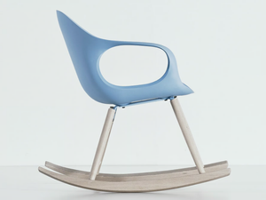 ELEPHANT ROCKING - Rocking polyurethane chair with armrests - Chair by Kristalia