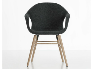 ELEPHANT UPHOLSTERED - Fabric chair with armrests - Chair by Kristalia
