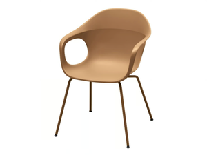 ELEPHANTINO - Recycled plastic chair with armrests - Chair by Kristalia