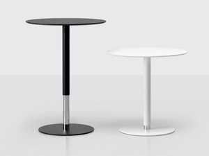 PTB - Height-adjustable round coffee table - Coffee table by Kristalia