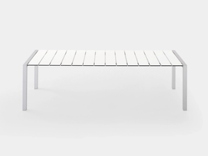 SUSHI SLATTED - Garden table - Table by Kristalia