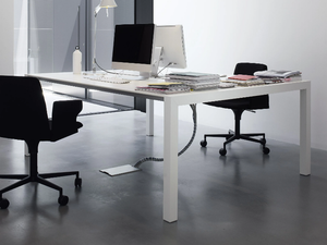 SUSHI WORKSTATION - Rectangular workstation desk - Desk by Kristalia
