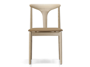 TONBO - Wooden chair with integrated cushion - Accessories by Kristalia
