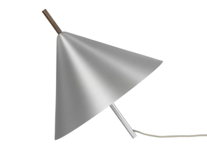 CONE SPINNING - Aluminium and wood table lamp - Table lamp by Kristina Dam Studio