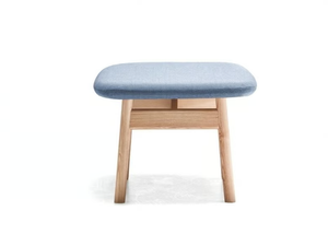 ALA - Upholstered fabric footstool - Pouf by La Cividina