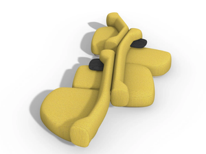 DOROTHEA - Modular fabric sofa - Sofa by La Cividina